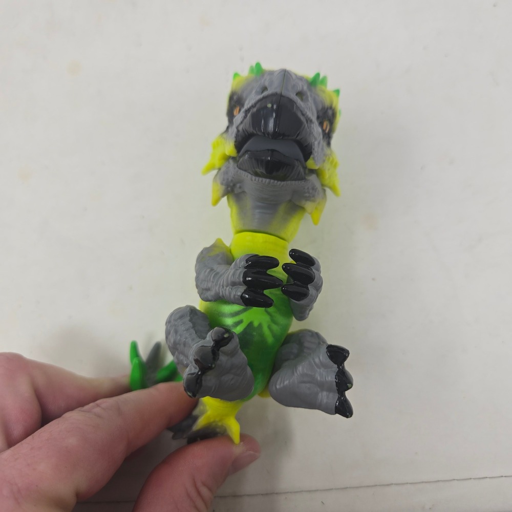 Untamed Fingerlings Dinosaur Radioactive Rampage Stegosaurus Interactive Toy